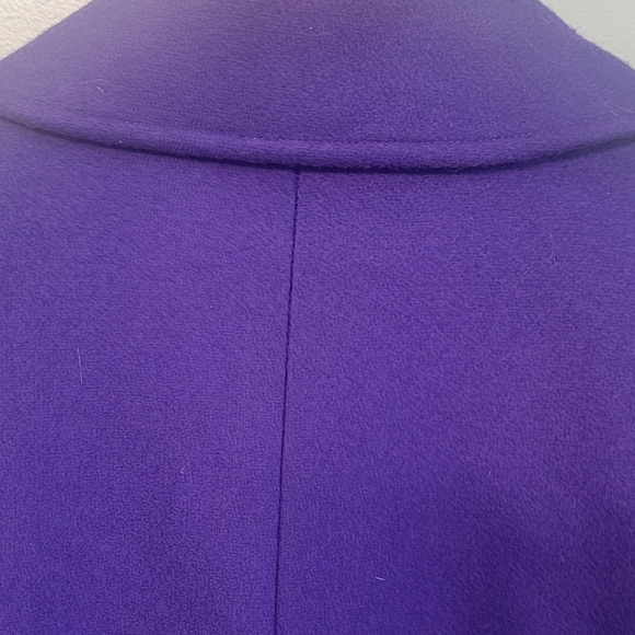 Vintage Dani Colby Wool Purple Mobwife Peacoat Classy Style Plus Size Coat - Picture 7 of 13